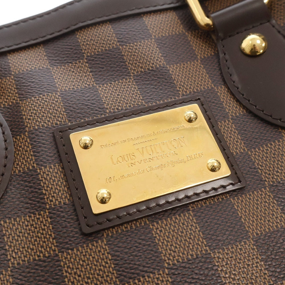LOUIS VUITTON(ルイヴィトン) ダミエエベヌ ハムステッドPM レザートートバッグ ブラウン N51205 レディース