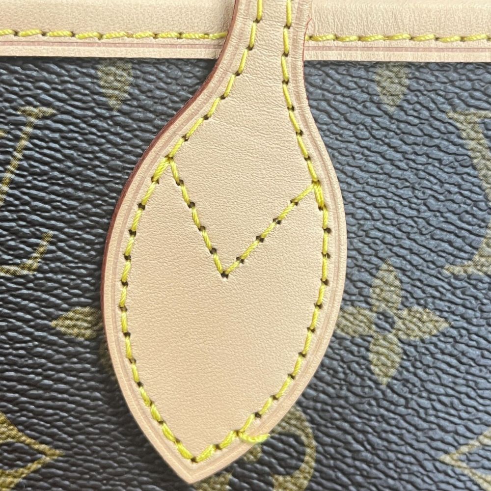LOUIS VUITTON(ルイヴィトン) モノグラム ネヴァーフルMM 新型 トートバッグ ハンドバッグ 肩掛けバッグ ブラウン ゴールド金具 レザー×PVC M46975