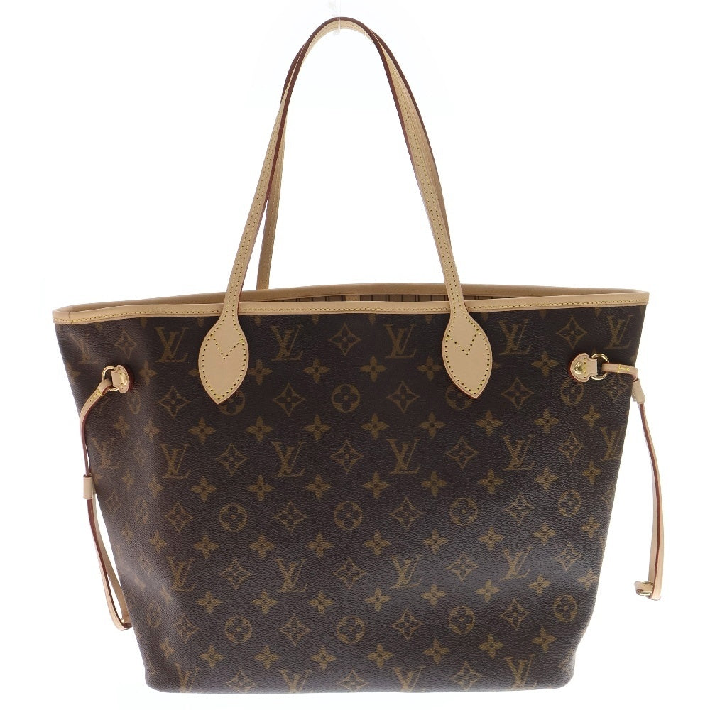 LOUIS VUITTON(ルイヴィトン) モノグラム ネヴァーフルMM 新型 トートバッグ ハンドバッグ 肩掛けバッグ ブラウン ゴールド金具 レザー×PVC M46975