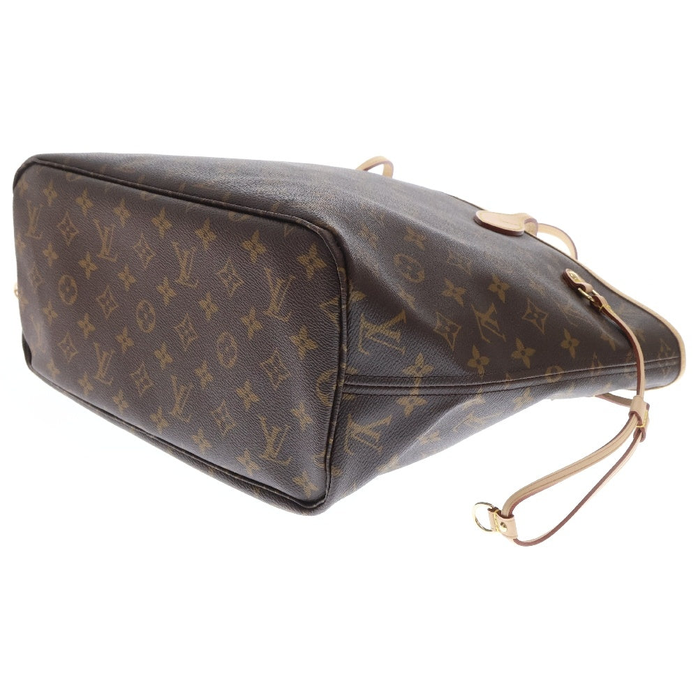 LOUIS VUITTON(ルイヴィトン) モノグラム ネヴァーフルMM 新型 トートバッグ ハンドバッグ 肩掛けバッグ ブラウン ゴールド金具 レザー×PVC M46975
