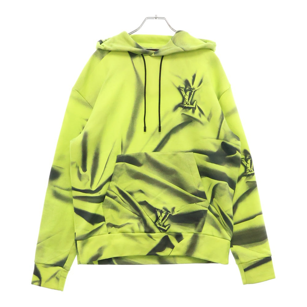 LOUIS VUITTON(ルイヴィトン) 23AW モノグラムシグネチャープルオーバーパーカー イエロー RM232M ZE5 HPY20W