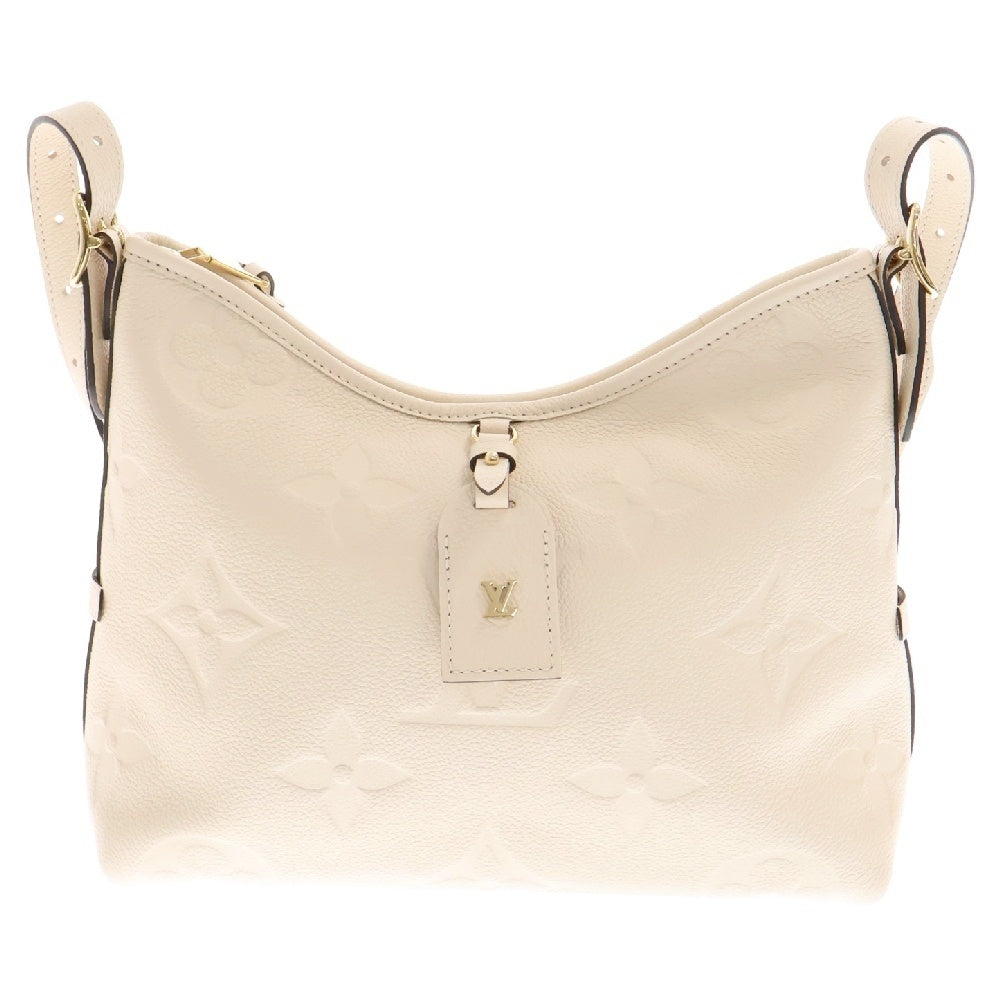 LOUIS VUITTON(ルイヴィトン) モノグラムアンプラント キャリーオールジップNM PM トゥルトレールクレーム レザー ショルダーバッグ M46293 ICタイプ