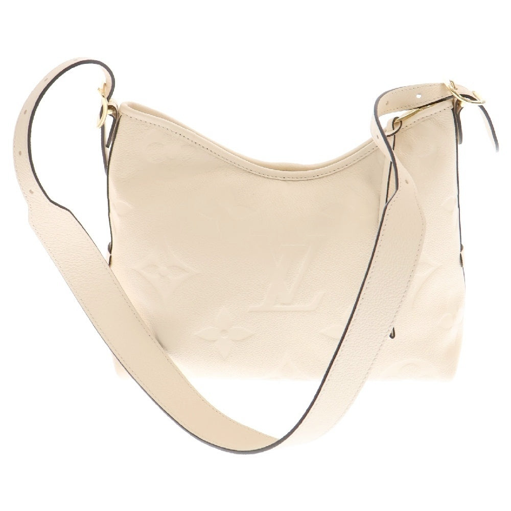 LOUIS VUITTON(ルイヴィトン) モノグラムアンプラント キャリーオールジップNM PM トゥルトレールクレーム レザー ショルダーバッグ M46293 ICタイプ