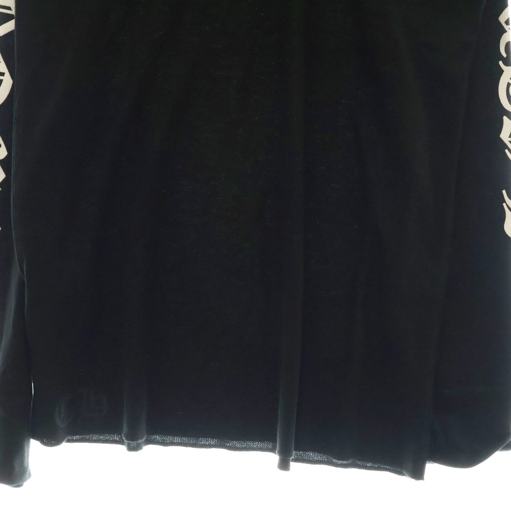 CHROME HEARTS(クロムハーツ) Thermal Scroll Label サーマル スクロール ラベル アームロゴ 長袖Tシャツ ブラック
