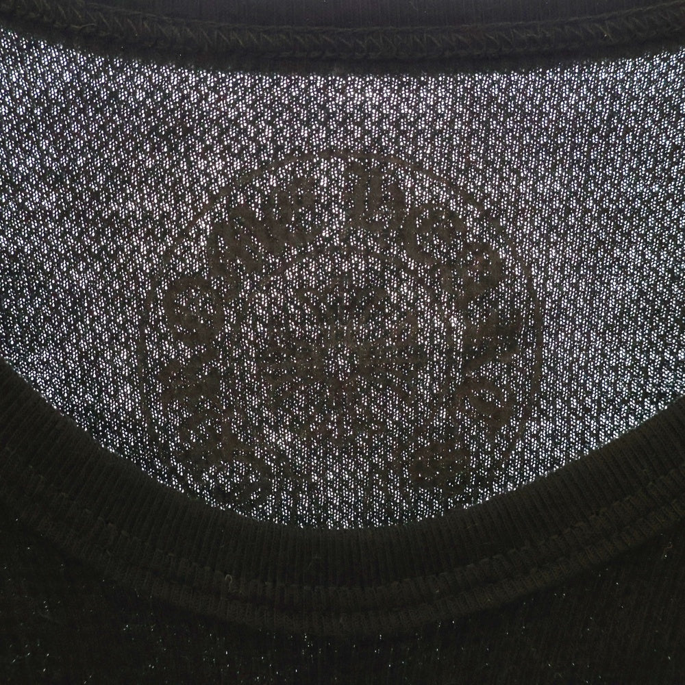 CHROME HEARTS(クロムハーツ) Thermal Scroll Label サーマル スクロール ラベル アームロゴ 長袖Tシャツ ブラック