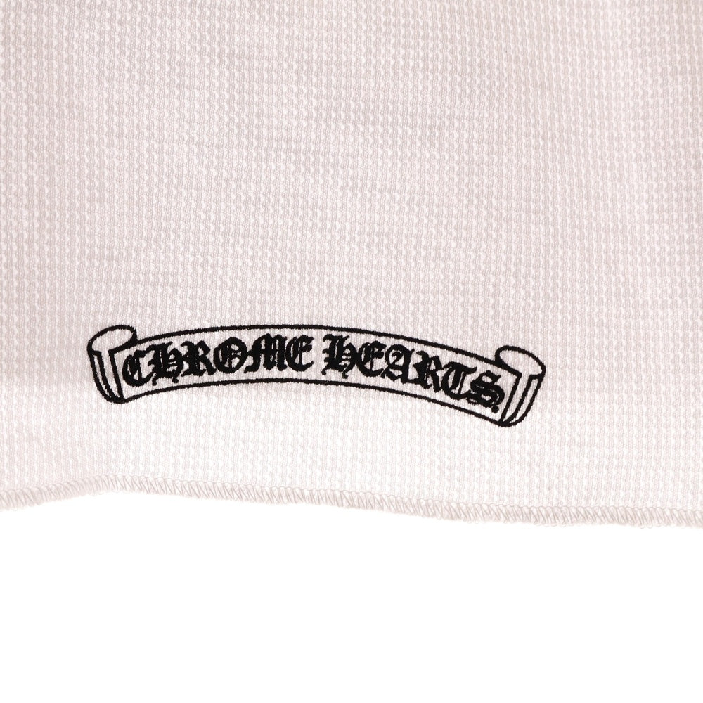 CHROME HEARTS(クロムハーツ) Thermal L S ヴァインダガーバックプリントサーマル長袖カットソー ホワイト