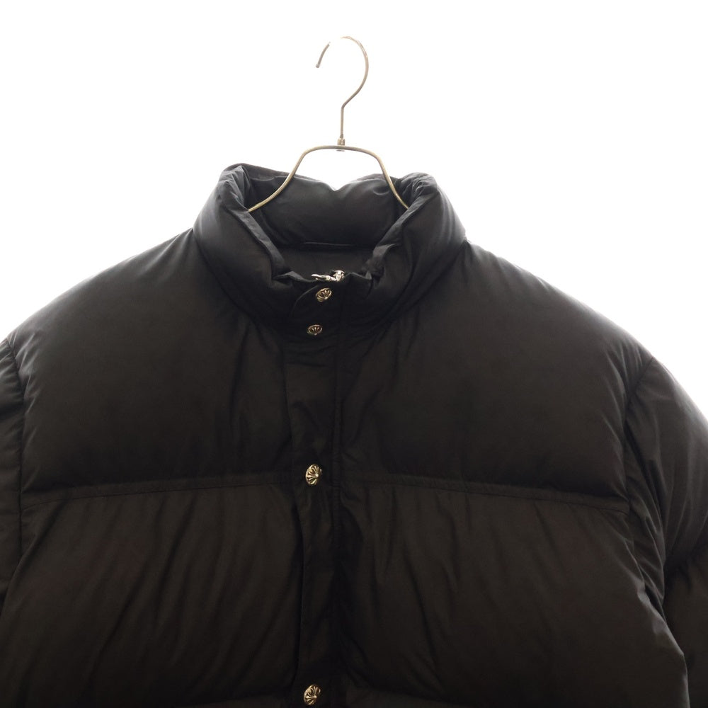 CHROME HEARTS(クロムハーツ) STIFF V2 FBRC CHプラス 総柄クロスボールボタン ダウンジャケット ブラック