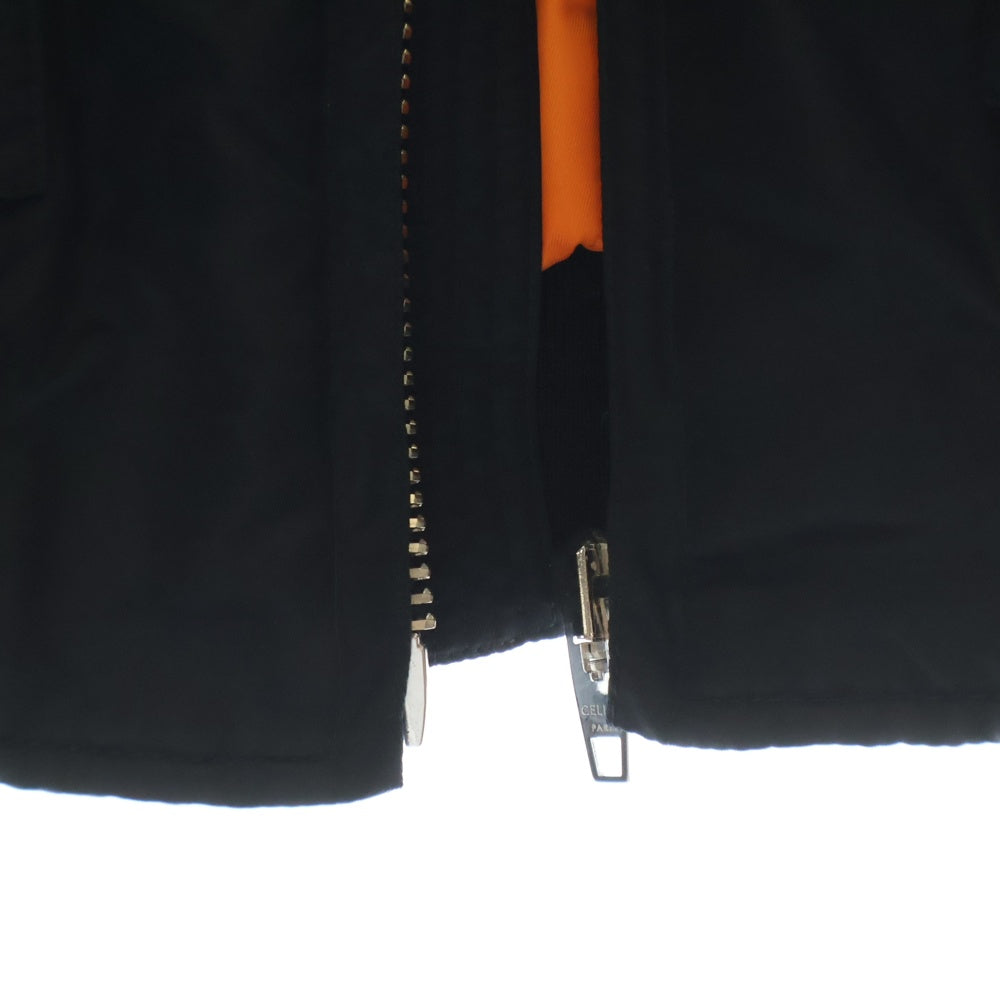 CELINE(セリーヌ) ロゴワッペン ナイロンボンバージャケット ブラック 2W83A889O