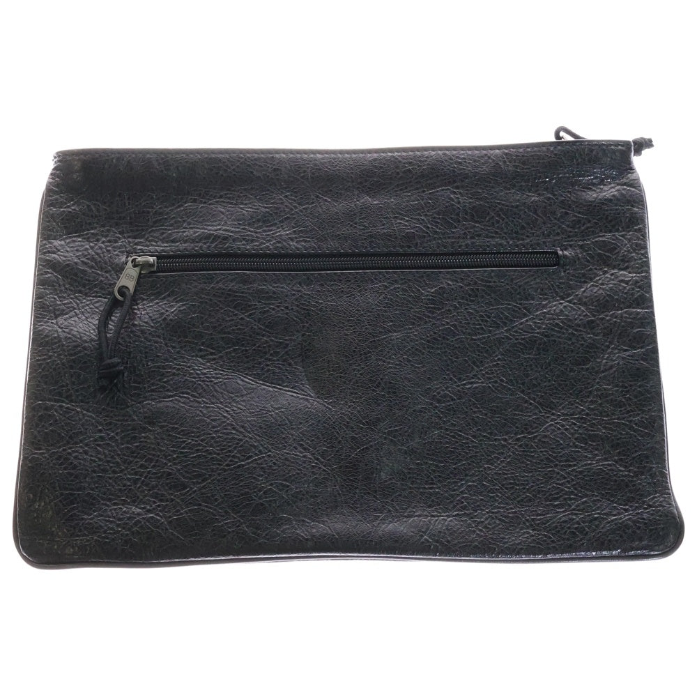 BALENCIAGA(バレンシアガ) クラッチバッグ セカンドバッグ ブラック アリーナラムスキン 535334
