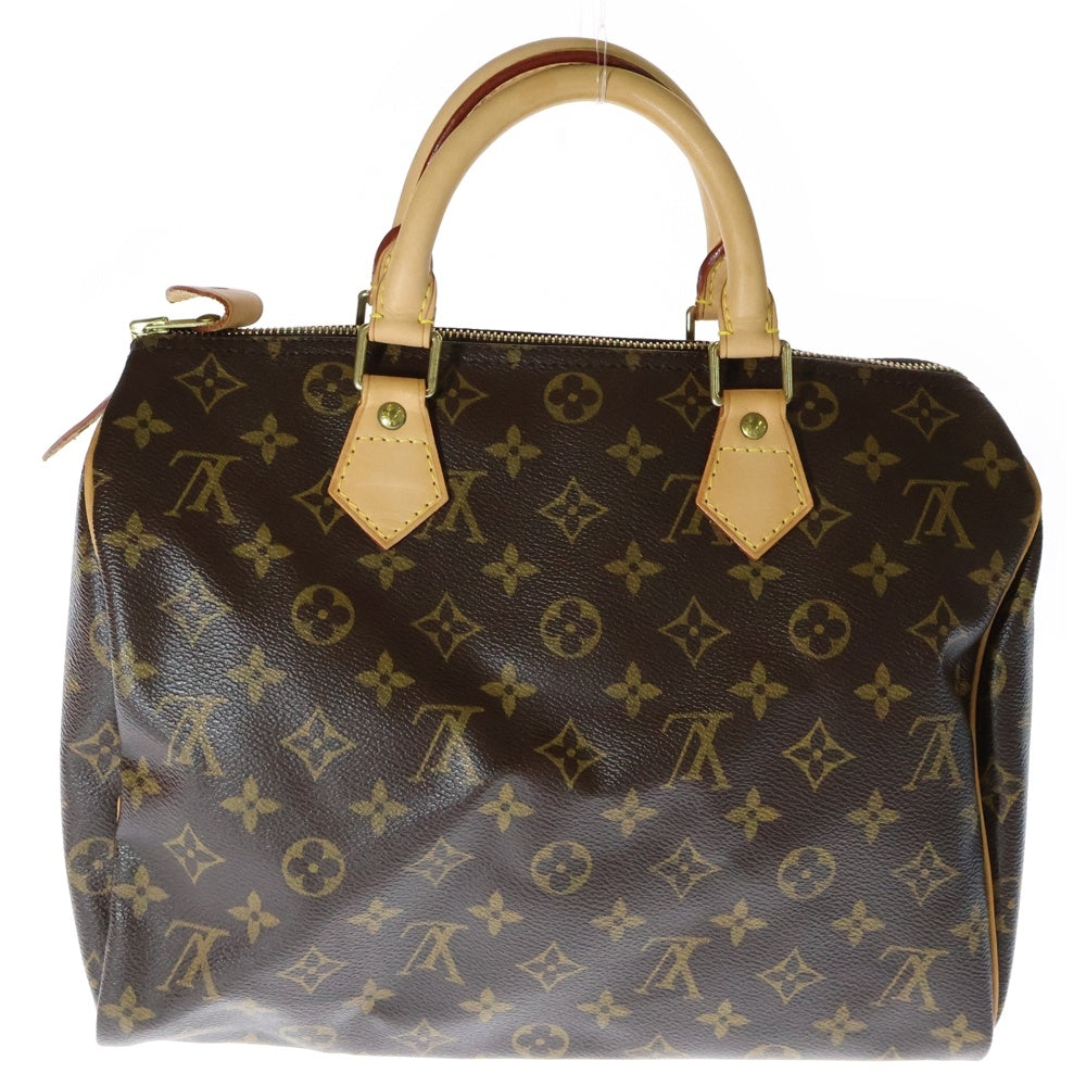 LOUIS VUITTON(ルイヴィトン) モノグラム スピーディ30 ハンドバッグ ブラウン PVCレザー M41526