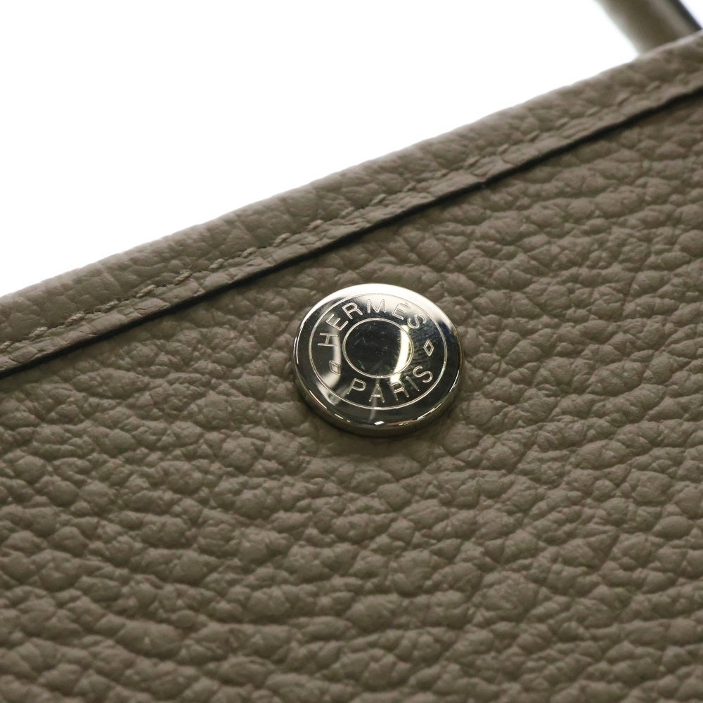 HERMES(エルメス) ガーデンパーティ TPMグリアスファルト ネゴンダ SV金具 C刻印