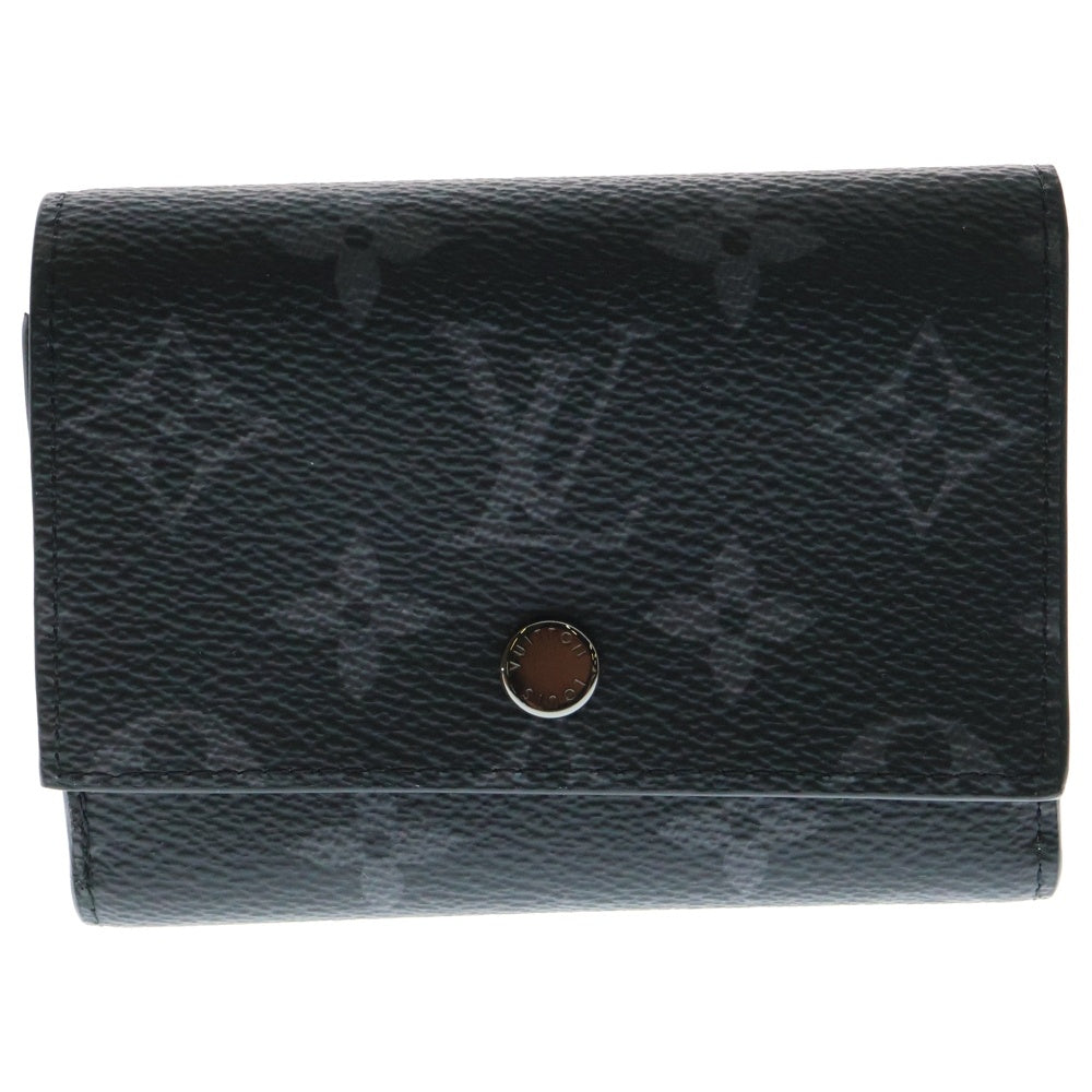 LOUIS VUITTON(ルイヴィトン) モノグラム・エクリプス ヴィクター・ウォレット 三つ折り財布 コンパクトウォレット コインケース PVC ブラック M12598