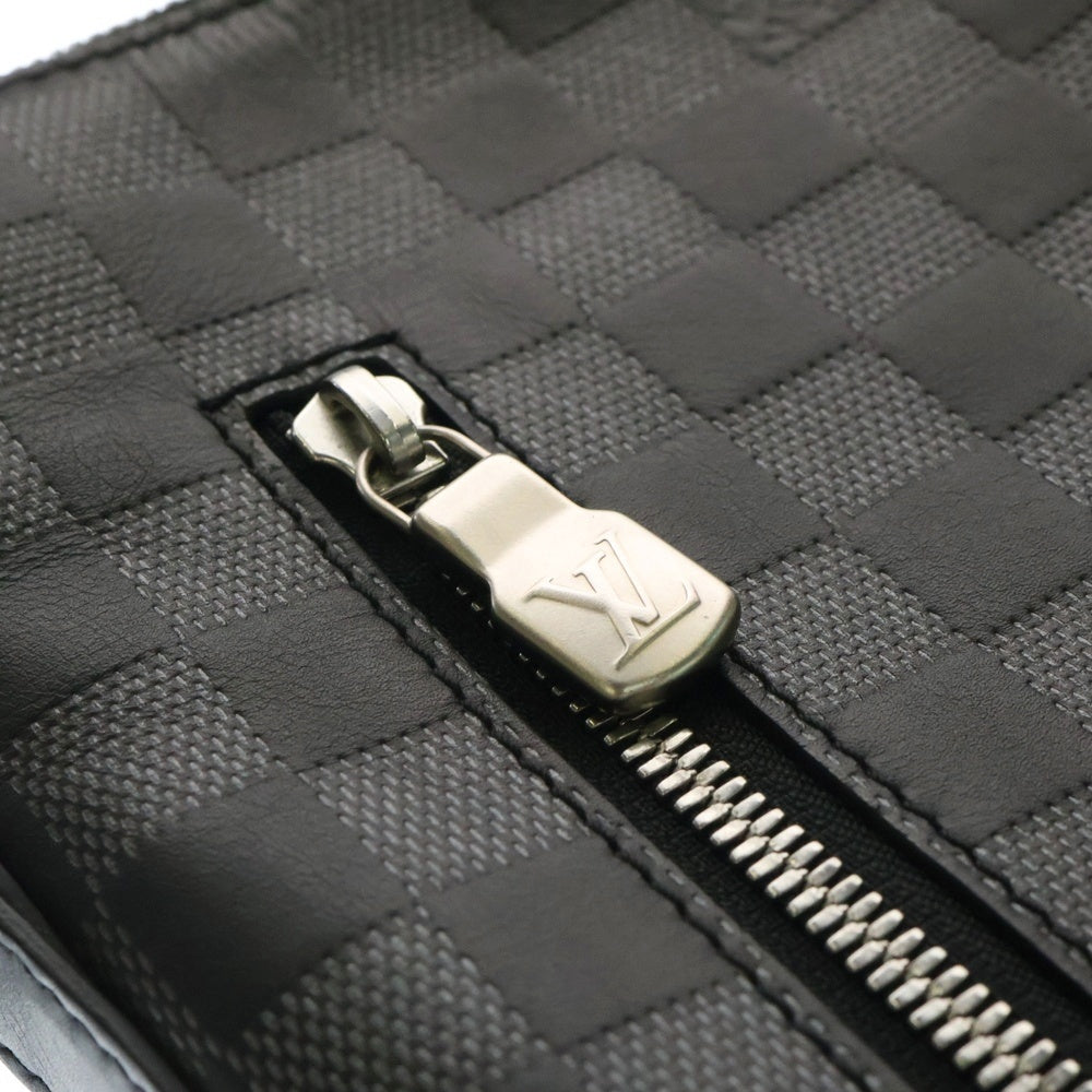 LOUIS VUITTON(ルイヴィトン) ダミエアンフィニ ディスカバリーメッセンジャーBB ショルダーバッグ ミニバッグ ブラック シルバー金具 オニキス N42418