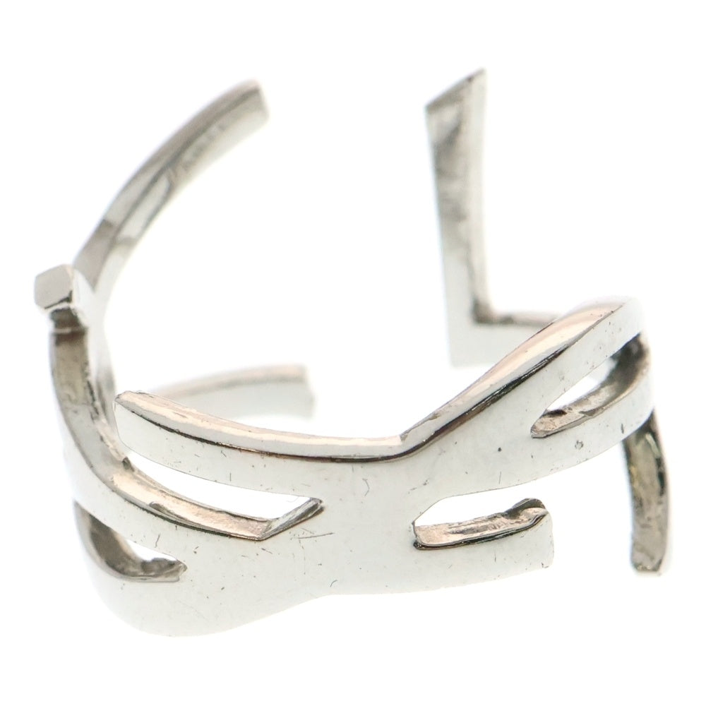 SAINT LAURENT PARIS(サンローランパリ) カサンドラロゴ YSLリング シルバー GP メタル 指輪