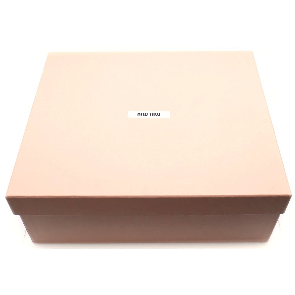 miumiu(ミュウミュウ) ロゴ ラメグリッター ローカットスニーカー シルバー 5E613B