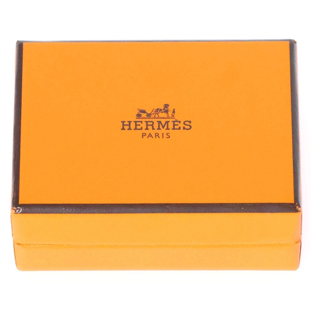 HERMES(エルメス) シェーヌダンクル カフス ボタン シルバー×プルシアンブルー メタル