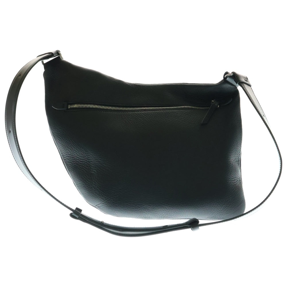 Maison Margiela(メゾンマルジェラ) SOFT 5AC ON BODY ショルダーバッグ ボディバッグ シルバー金具 ブラック グレインレザー SB1WG0017