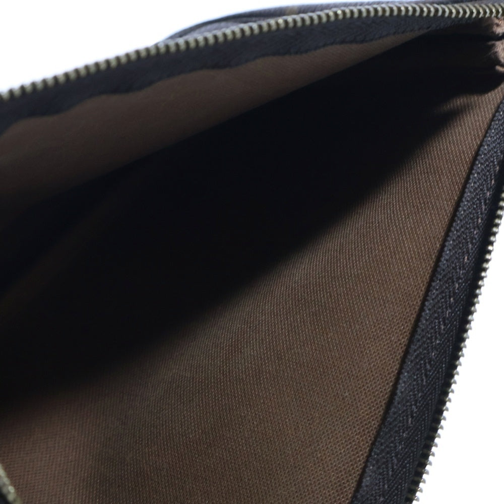 LOUIS VUITTON(ルイヴィトン) モノグラム ポシェットアクセソワール ミニハンドバッグ ポーチ ケース ブラウン ゴールド金具 レザー×PVC M40712
