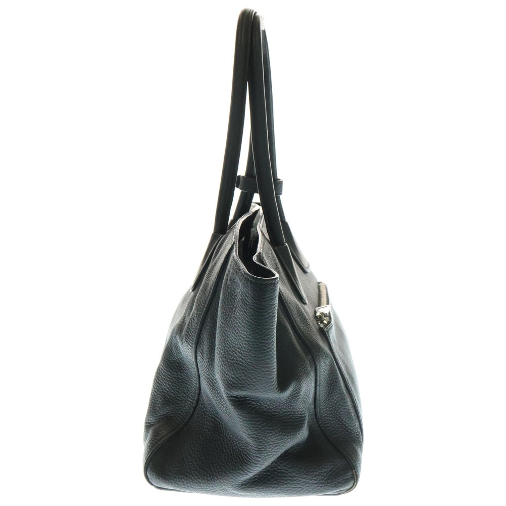 PRADA(プラダ) ヴィッテロフェニックス トートバッグ ハンドバッグ ブラック シルバー金具 レザー BN2795
