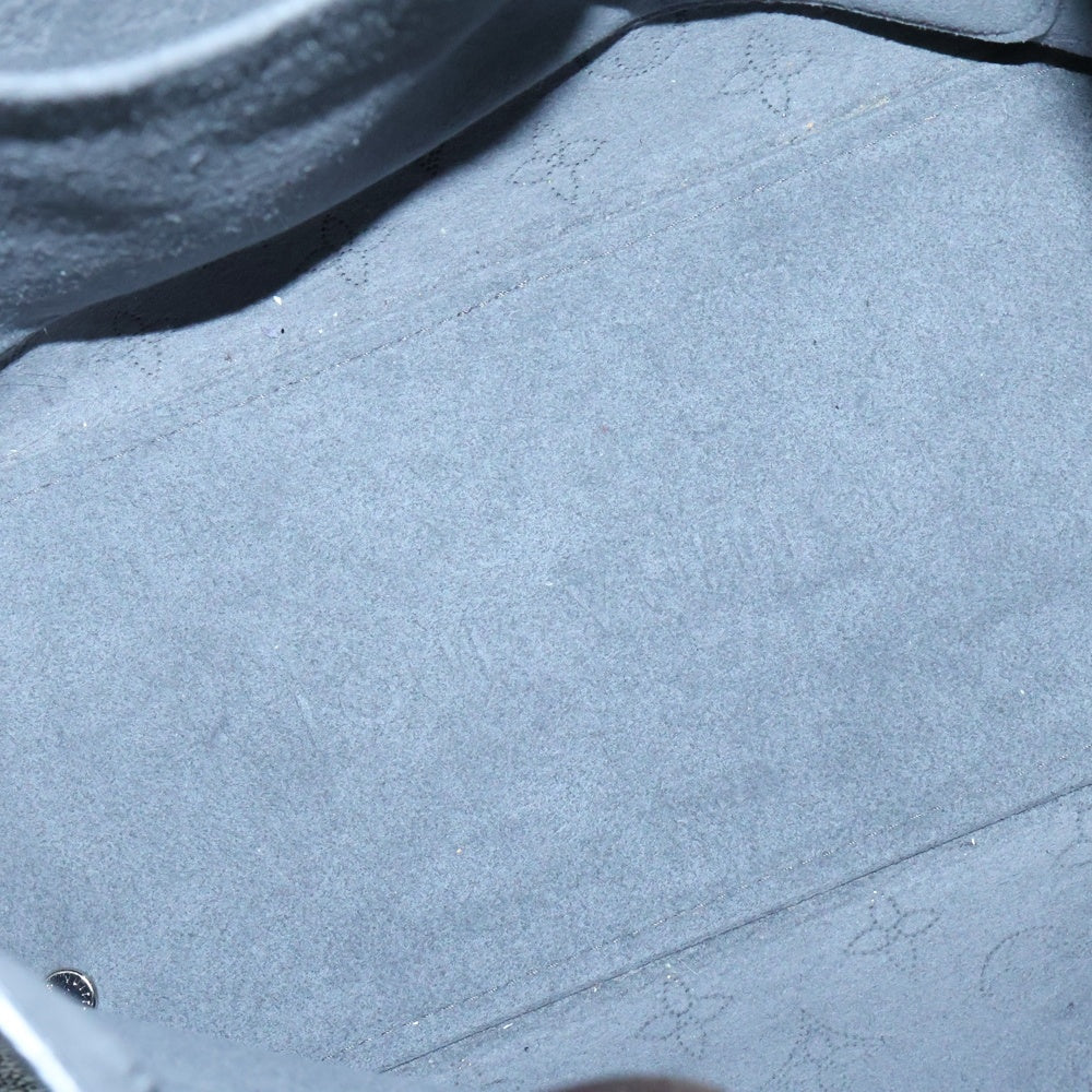 LOUIS VUITTON(ルイヴィトン) マヒナ ジロラッタ トートバック ハンドバッグ ショルダーバッグ ブラック レザー シルバー金具 M54402