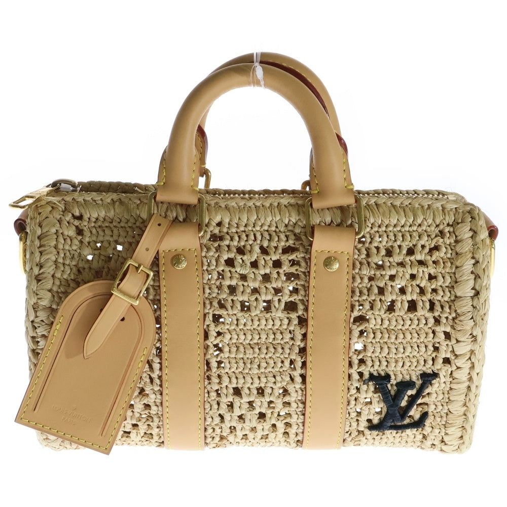 LOUIS VUITTON(ルイヴィトン) ダミエラフィア キーポルバンドリエール25 ベージュ ショルダーバッグ M25010