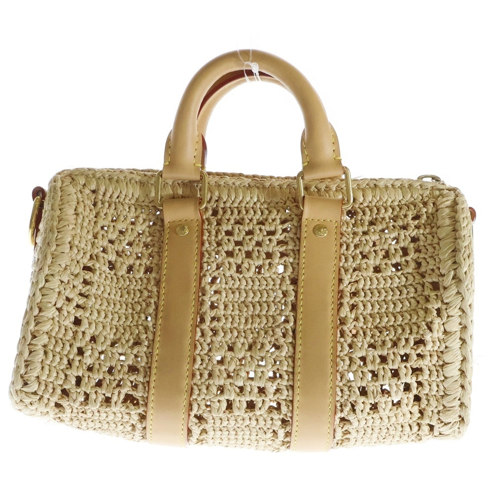 LOUIS VUITTON(ルイヴィトン) ダミエラフィア キーポルバンドリエール25 ベージュ ショルダーバッグ M25010