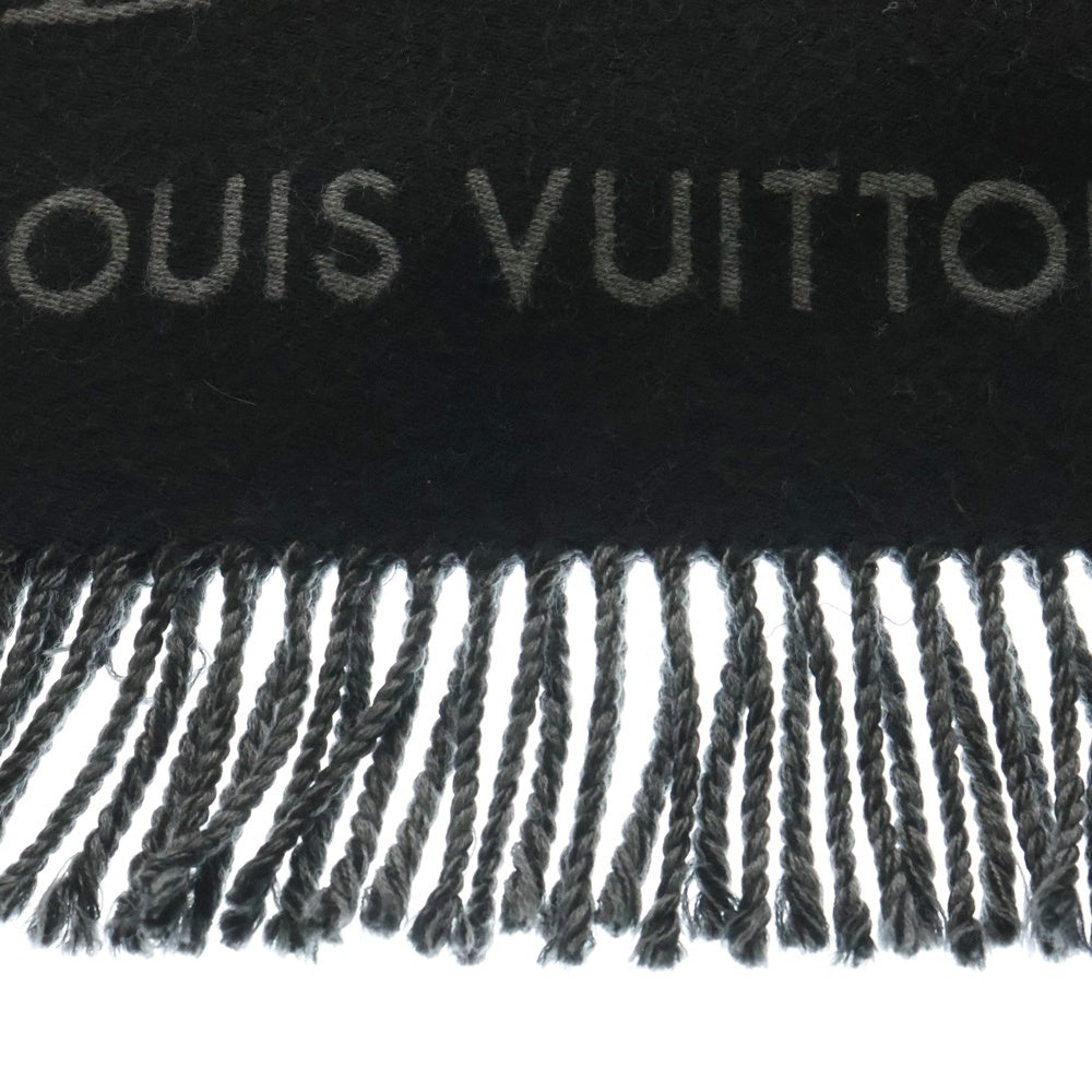 LOUIS VUITTON(ルイヴィトン) エシャルプ レイキャビック ノワール カシミヤ M71040