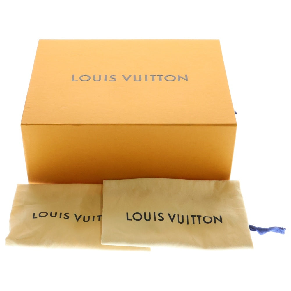 LOUIS VUITTON(ルイヴィトン) ランアウェイライン モノグラム ラバーロゴ PVC スウェードレザー メッシュ ローカットシューズ スニーカー ブラック/ブラウン レディース 1A3CW0