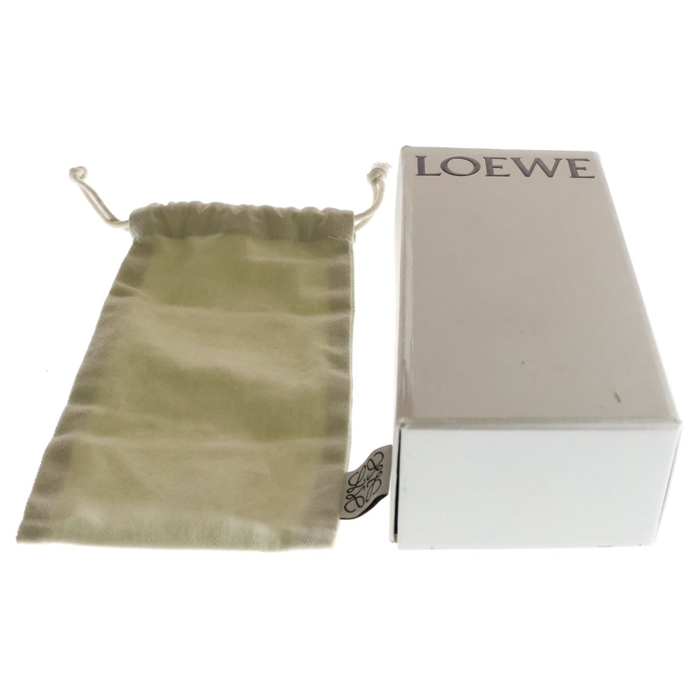 LOEWE(ロエベ) スラップ アナグラム ブレスレット スモール タン カーフスキン レザー ブラウン 119.19.336