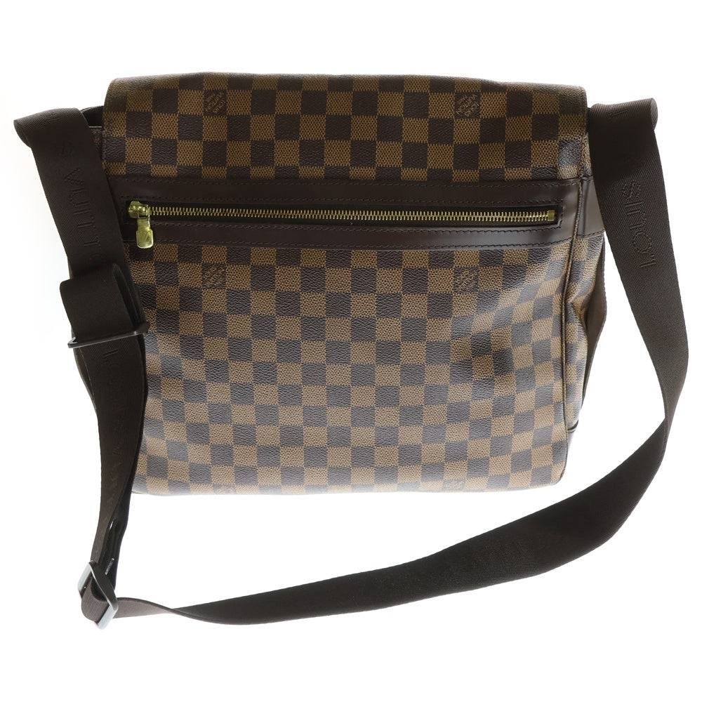 LOUIS VUITTON(ルイヴィトン) ダミエ バスティーユ レザーショルダーバッグ ブラウン N45258
