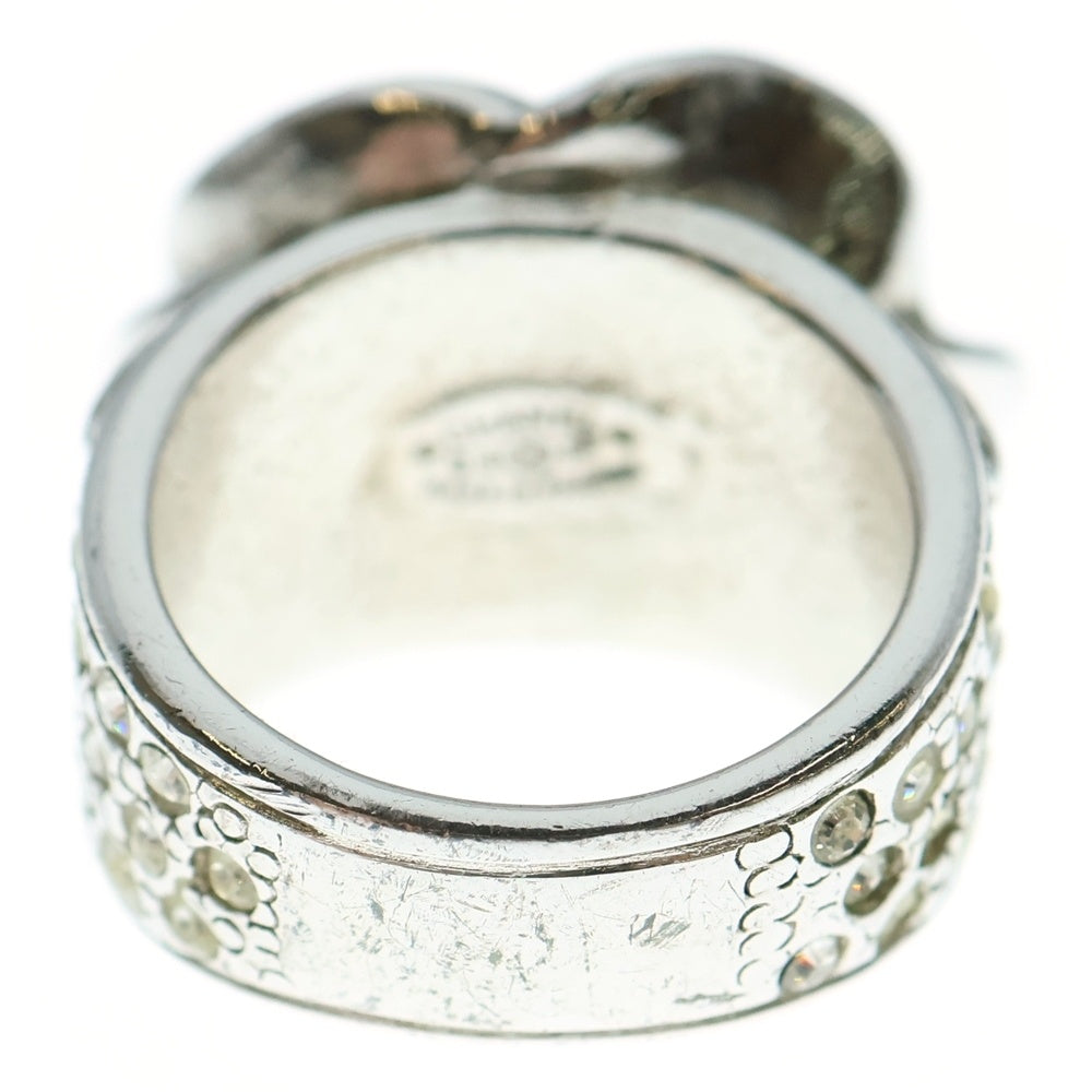 CHANEL(シャネル) ココマーク ラインストーン フラワーリング