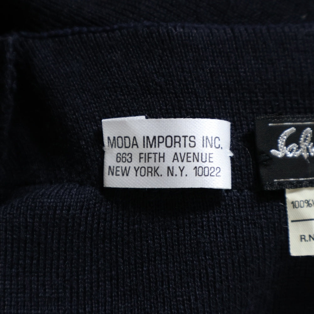 FERRAGAMO(フェラガモ) メタルボタン ウール ニット