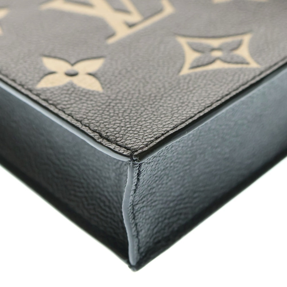 LOUIS VUITTON(ルイヴィトン) モノグラム アンプラント プティットサックプラ ショルダーバッグ ハンドバッグ ノワール×ベージュ ブラック ゴールド金具 レザー M81416