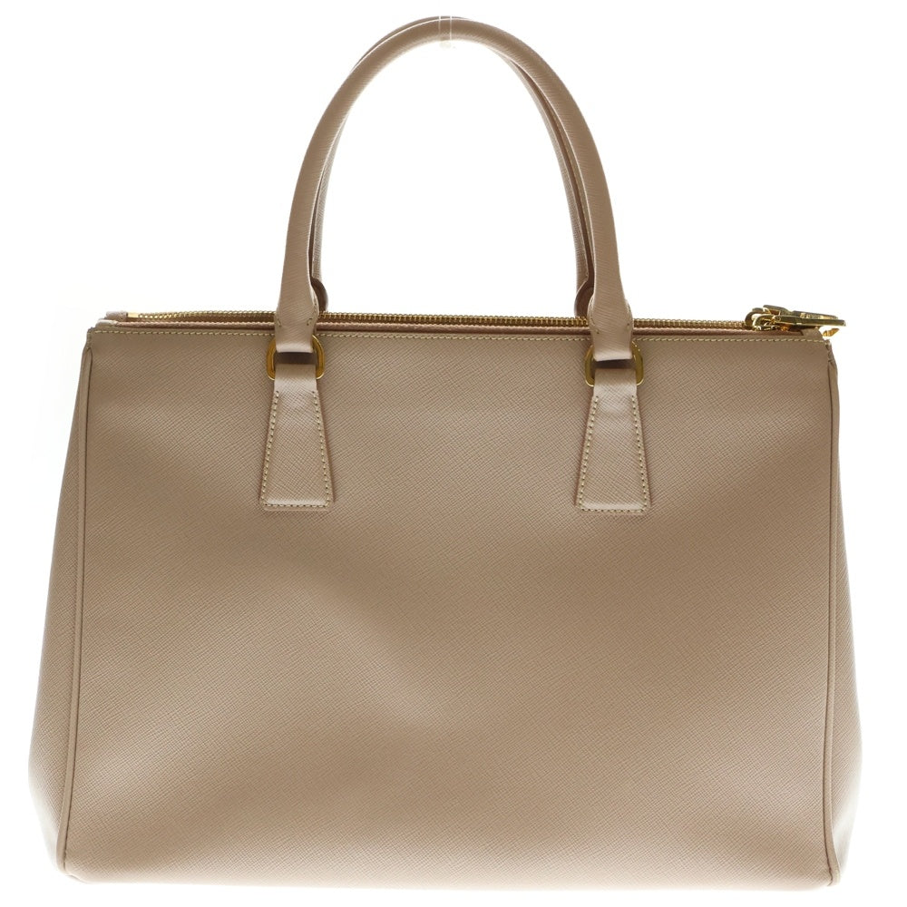 PRADA(プラダ) ガレリア サフィアーノラクス 2WAY ショルダーバッグ ハンドバッグ ピンクベージュ レザー ゴールド金具 BN2274