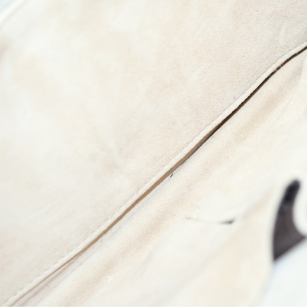 GUCCI(グッチ) ホースビット ショルダーバッグ パイソン ホワイト×グレー ゴールド金具 317636