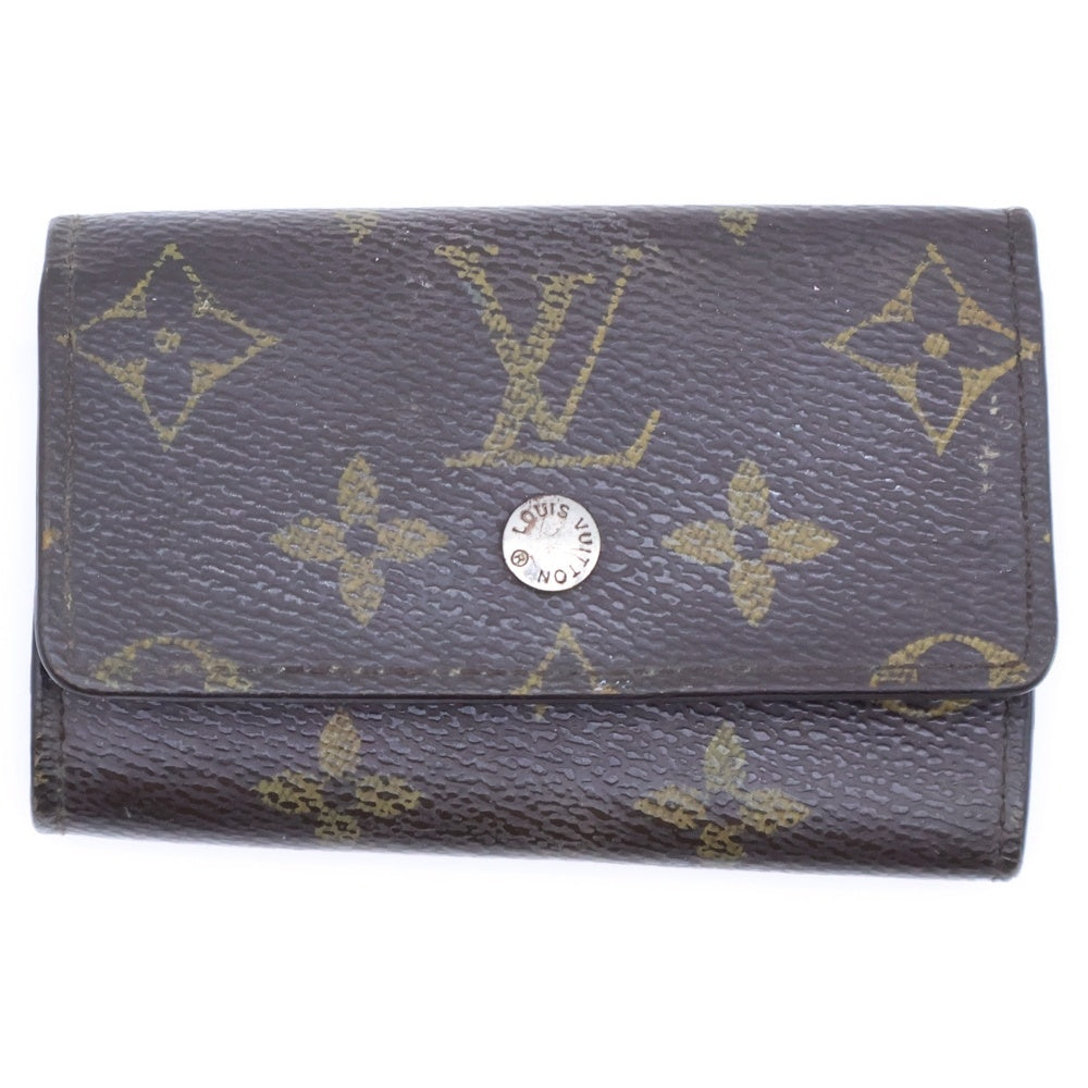 LOUIS VUITTON(ルイヴィトン) モノグラム ミュルティクレ6 キーケース ブラウン PVC M62630 ゴールド金具