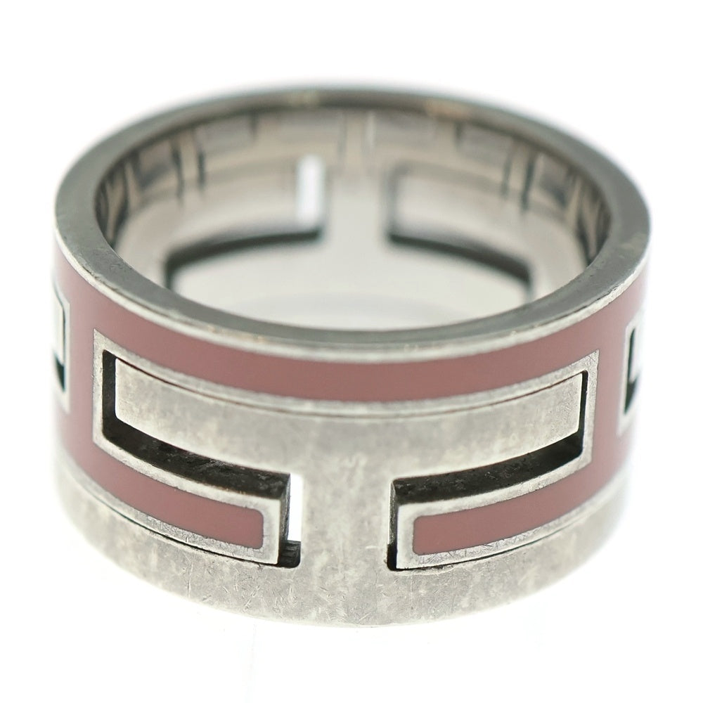 HERMES(エルメス) ムーブアッシュ リング シルバー×ピンク 925