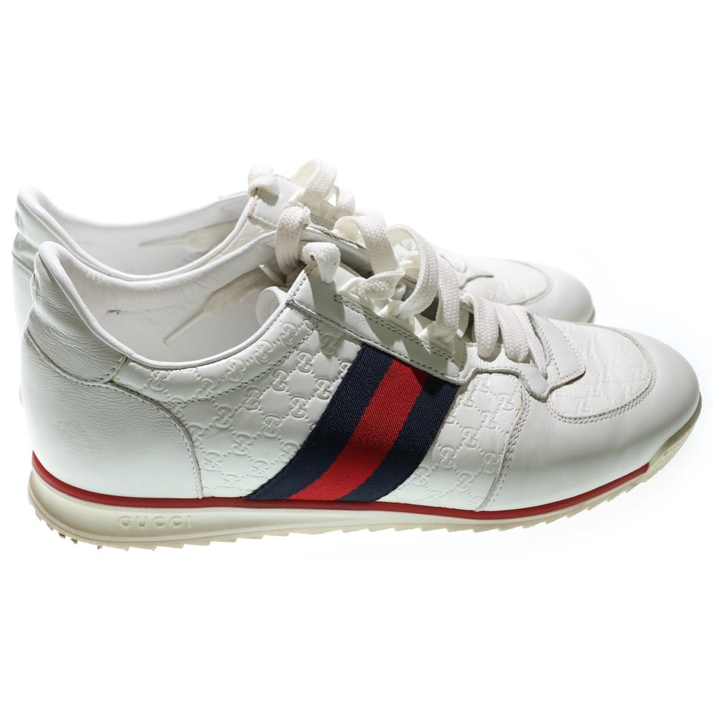 GUCCI(グッチ) マイクログッチシマ シェリーライン レザー レース