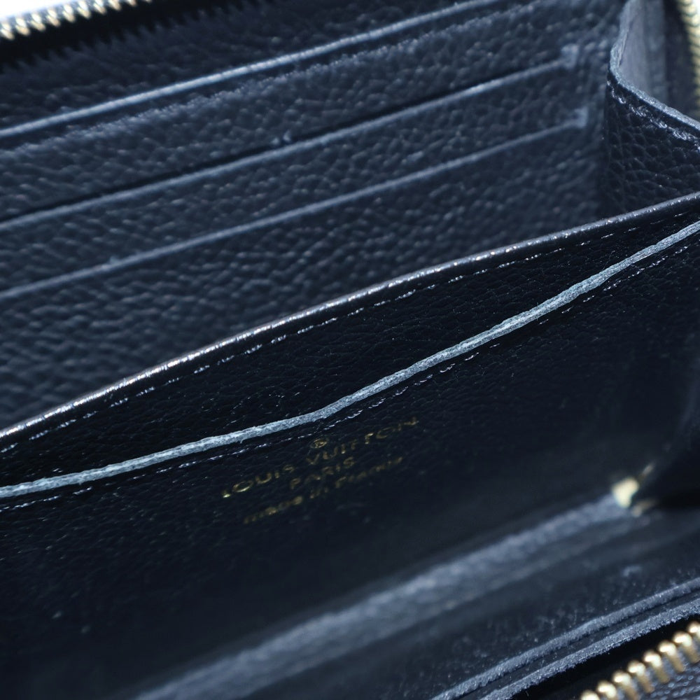 LOUIS VUITTON(ルイヴィトン) モノグラム アンプラント ジッピーコインパース コインケース 財布 ミニウォレット ノワール ブラック レザー M60574 ゴールド金具 レディース