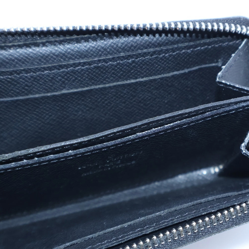 LOUIS VUITTON(ルイヴィトン) ダミエグラフィット ジッピー コインケース ミニ財布 ウォレット ブラック PVC N63076 シルバー金具