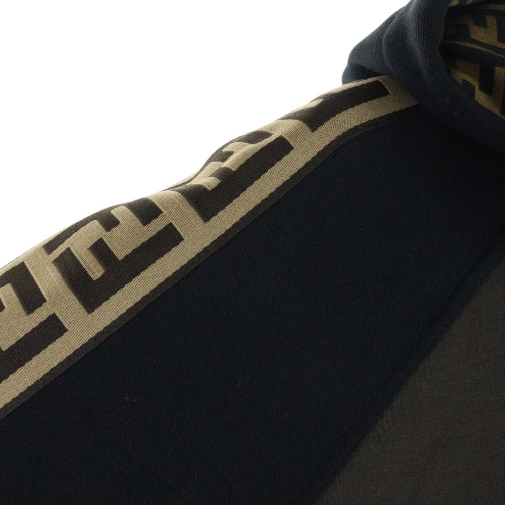 FENDI(フェンディ) ズッカ柄 ライン ラグランスリーブ プルオーバー