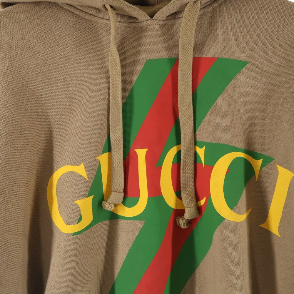 GUCCI(グッチ) シェリーライン ロゴプリント プルオーバースウェット