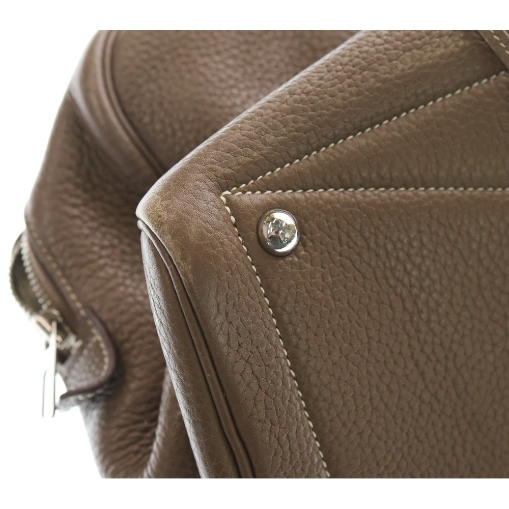 HERMES(エルメス) ヴィクトリアエラン38 エトゥープ トリヨン シルバー金具 □Q刻印 ショルダーバッグ トートバッグ