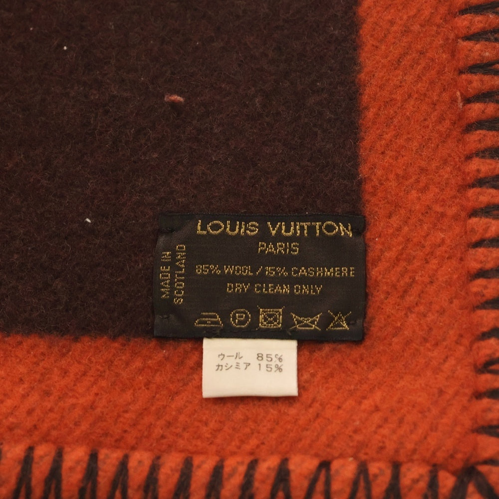 LOUIS VUITTON(ルイヴィトン) LVロゴ ベルト付カシミヤブランケット