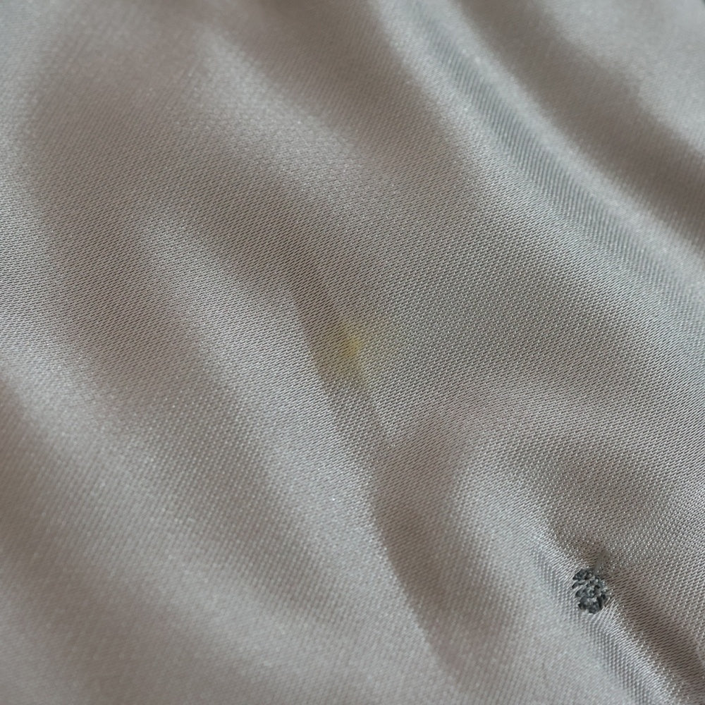 GIORGIO ARMANI(ジョルジオアルマーニ) レザーフリンジ付ラビットファーマフラー グレー レディース