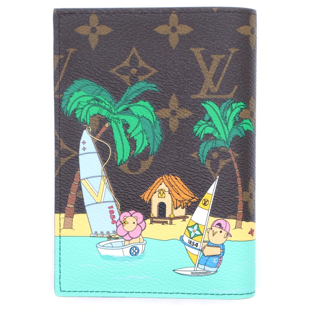 LOUIS VUITTON(ルイヴィトン) クーヴェルテュール パスポール ヴィヴィエンヌ パスポートケース パスポートホルダー 手帳カバー ブックカバー ブラウン PVC M82625 レディース