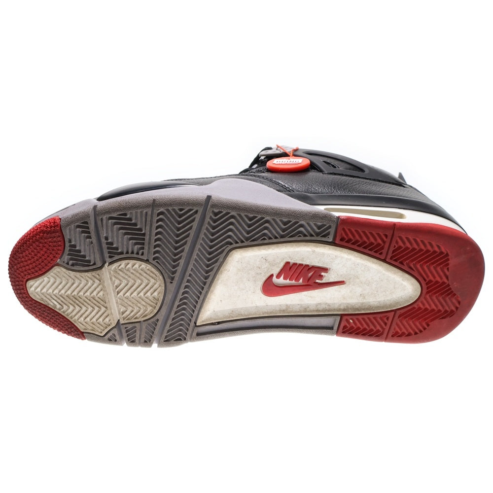 NIKE(ナイキ) AIR JORDAN 4 RETRO Bred Reimagined エアジョーダン4レトロブレッドリイマジンド ローカットスニーカー ブラック US10.5/28.5cm FV5029-006