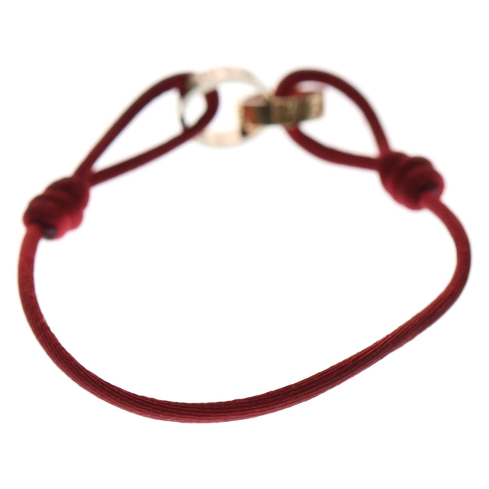 Cartier(カルティエ) ラブ チャリティ ダブルサークル ブレスレット K18PG K18WG ホワイトゴールド/ピンクゴールド レディース