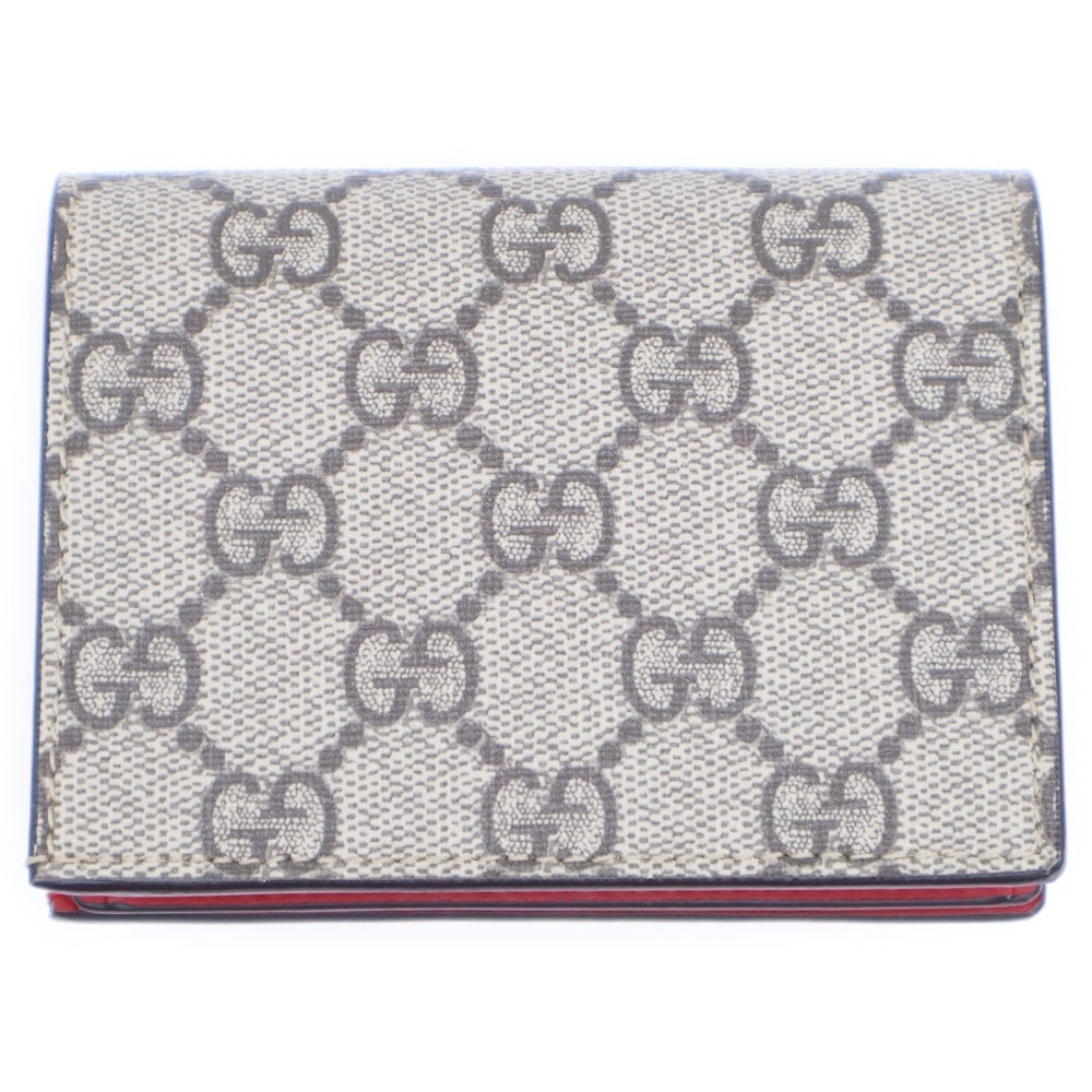 GUCCI(グッチ) GGスプリーム チェリー 二つ折り財布 コンパクト