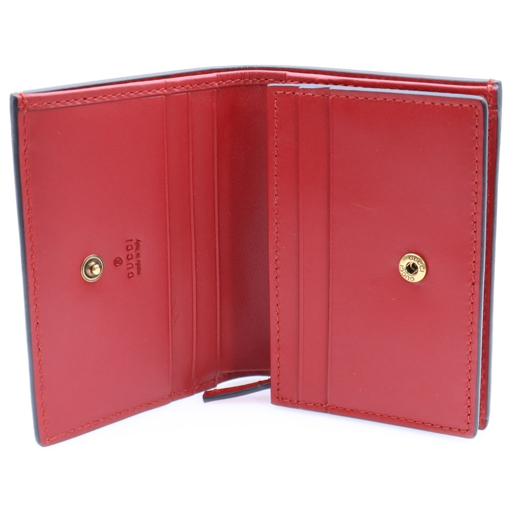 GUCCI(グッチ) GGスプリーム チェリー 二つ折り財布 コンパクト